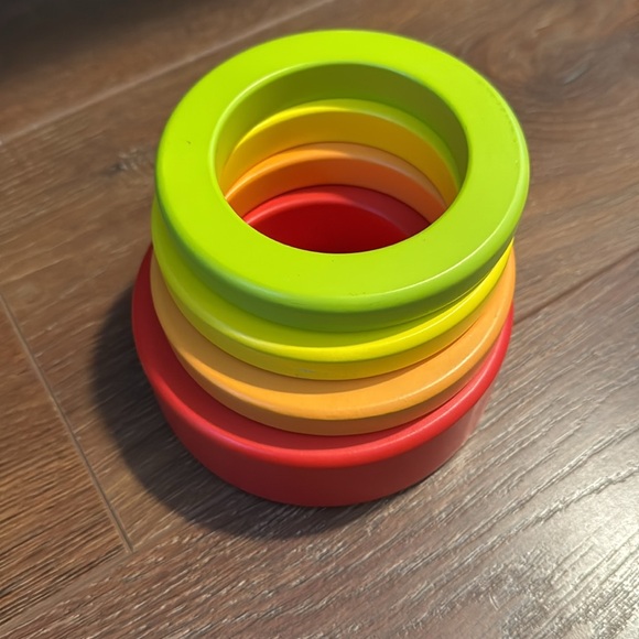 Lovevery Colorful Stacking Rings Toy - Picture 3 of 5